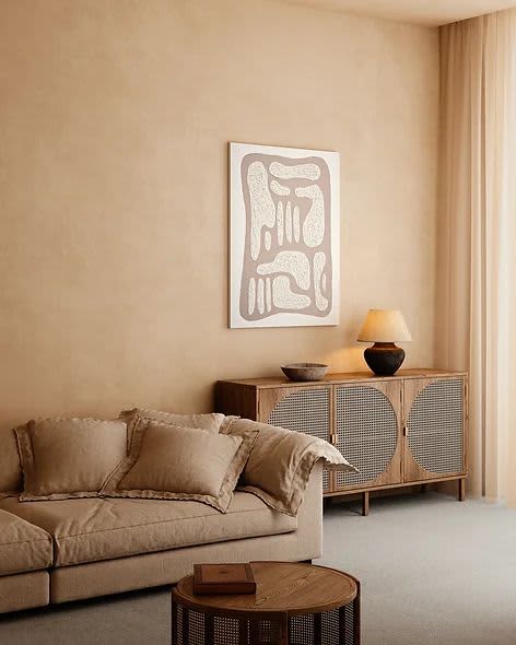 It's been a month | Oil And Acrylic Painting in Paintings by Casa Sanctum. Item composed of canvas and synthetic in minimalism or contemporary style