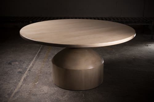 Cosmic Dining Table | Tables by Aeterna Furniture. Item made of oak wood works with contemporary style