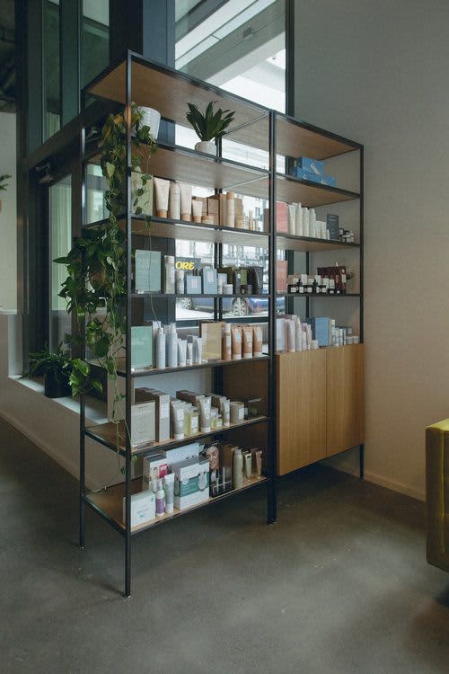 Custom Shelf | Shelving in Storage by Yoshihara Furniture Co. | Antonio Spa in Seattle. Item composed of wood & metal