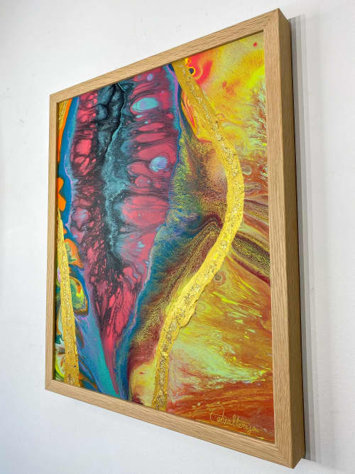 F#%k Boy Five | Oil And Acrylic Painting in Paintings by Taneal Teresa. Item made of canvas with synthetic