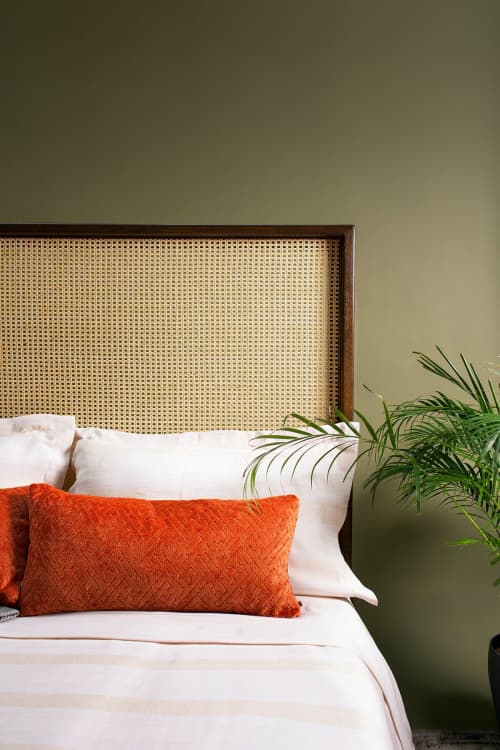 Natur Rattan & Wood Headboard | Beds & Accessories by LAGU. Item made of wood works with coastal & modern style