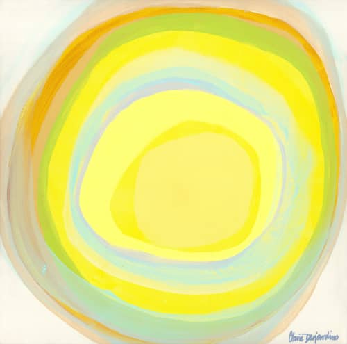 All of the Colors: Yellow | Oil And Acrylic Painting in Paintings by Claire Desjardins. Item composed of canvas