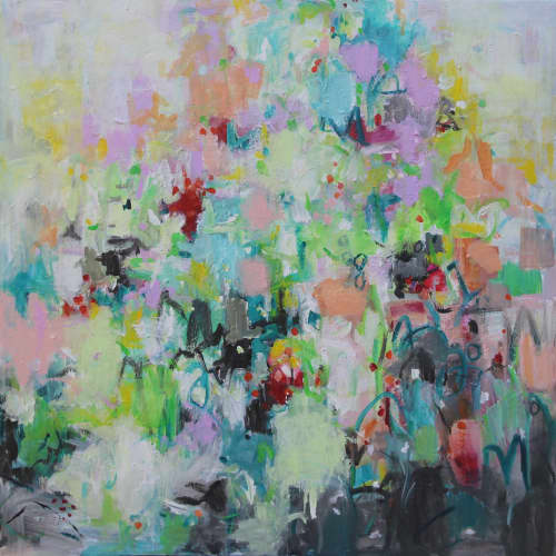Anniversary flowers | Oil And Acrylic Painting in Paintings by Art by Geesien Postema. Item compatible with contemporary and country & farmhouse style