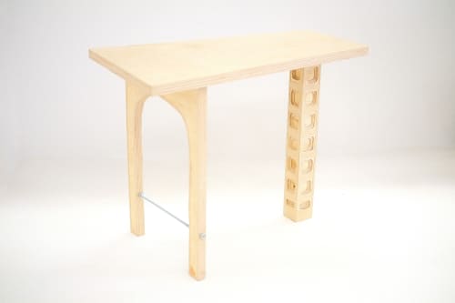 OG Wedge Table | Console Table in Tables by akaye. Item composed of wood in minimalism or contemporary style