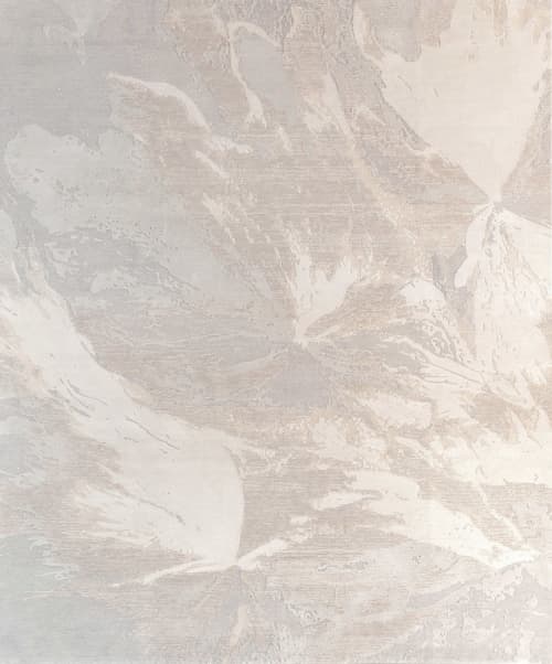 Rug Multani Clay hand-knotted wool blend-silk | Area Rug in Rugs by Atelier Tapis Rouge. Item composed of wool in contemporary style