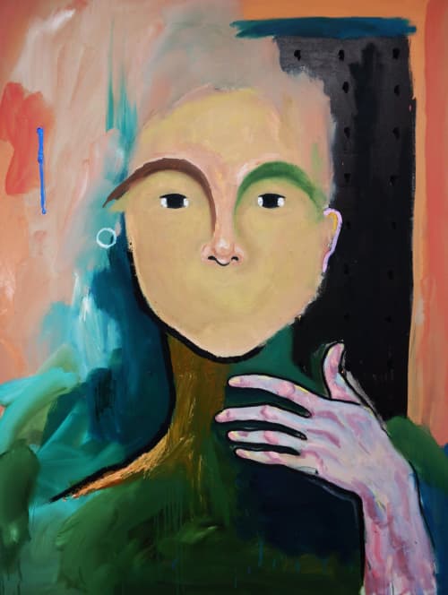 The abyss of time Ⅲ | Oil And Acrylic Painting in Paintings by Chaewon Kim | Toronto in Toronto. Item composed of canvas and synthetic