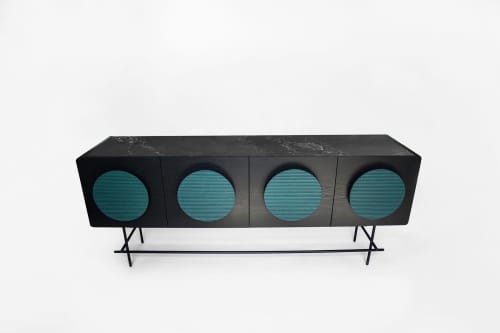 Le Buffet | Cabinet in Storage by Nadine Hajjar Studio. Item made of wood & metal compatible with minimalism and mid century modern style