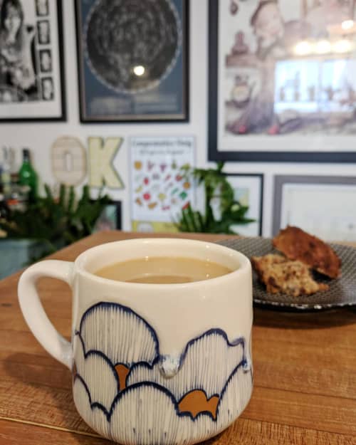 Mug | Drinkware by Single-Tooth Productions. Item composed of ceramic