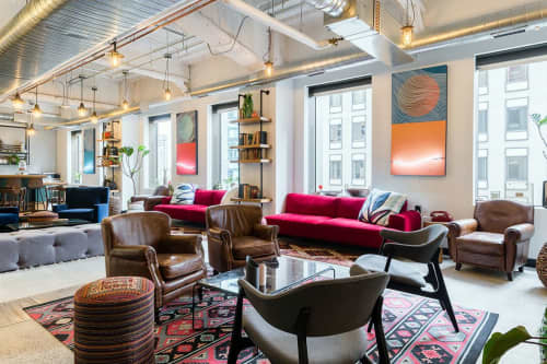 Dawn Noon Dusk | Mixed Media by Erik Otto | Mindspace San Francisco in San Francisco. Item made of wood with synthetic