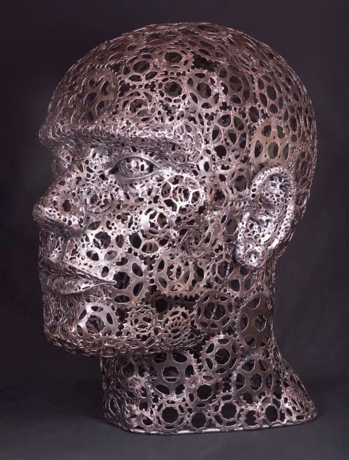 "Gears Of Thought" | Sculptures by Pierre Riche Art