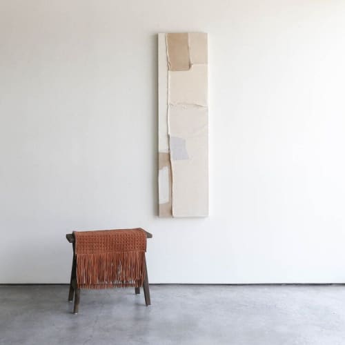Collage Risorse Naturali VI | Mixed Media by Kim Fonder. Item made of wood