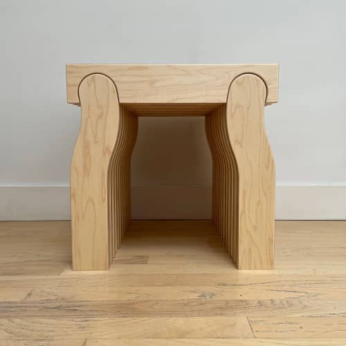Cornici Stool | Chairs by Furbershaworks. Item composed of maple wood in minimalism or contemporary style