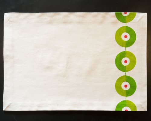 RING placemat | Tableware by OTSI design. Item made of canvas compatible with minimalism and contemporary style