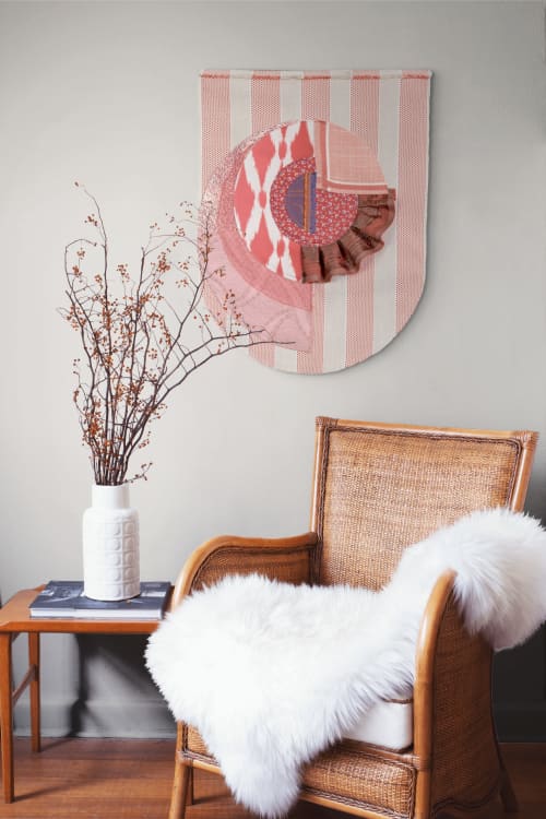 Cotton Candy Sky | Tapestry in Wall Hangings by Tracey Cameron Creative. Item composed of cotton in contemporary or modern style
