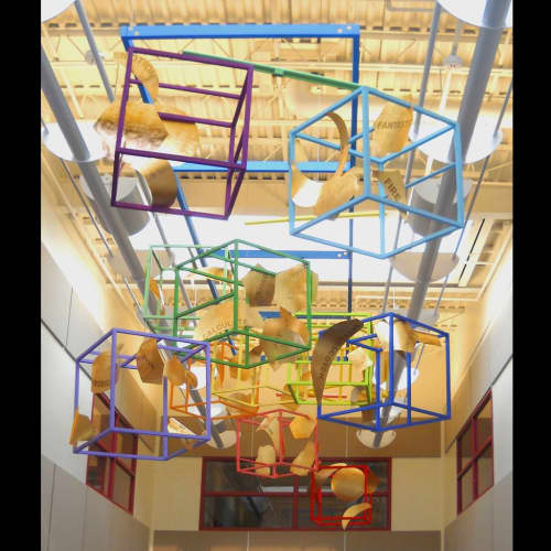 "Northern Lights" by James Strickland at Ashland High School, Ashland