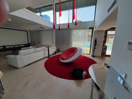 UFO Rocking Chair | Chairs by Mavimatt. Item composed of leather and synthetic
