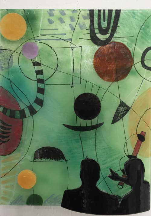 Pointing tot he Mystery | Mixed Media by Reddy Made Designs