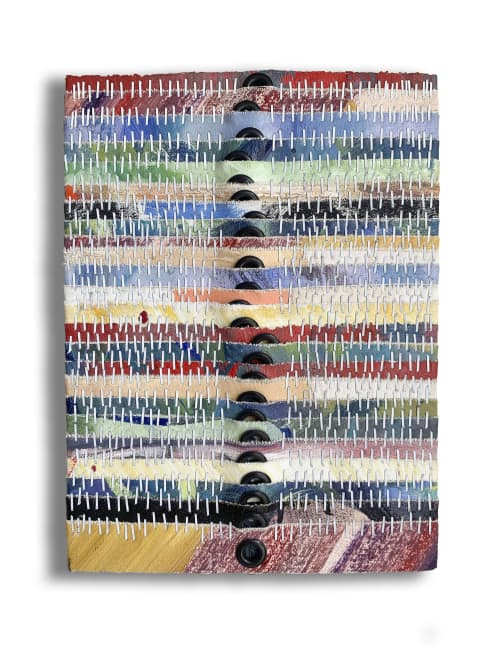 Stabilize 3 | Mixed Media in Paintings by Veronica Bruce Woodward. Item composed of canvas in contemporary or eclectic & maximalism style