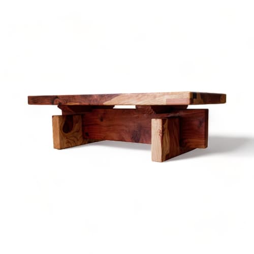 Sequoia Symmetry | Coffee Table in Tables by Simon Silver Designs. Item composed of wood in japandi or modern style