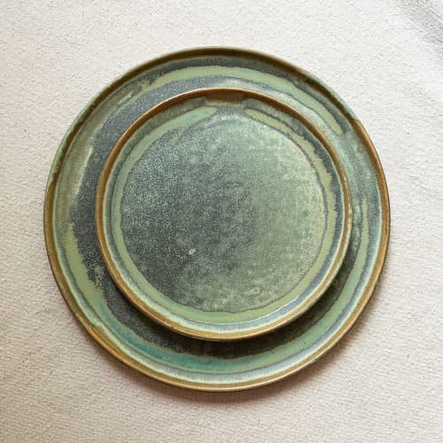 Lichen Dinner Plate | Dinnerware by Keyes Pottery. Item made of ceramic