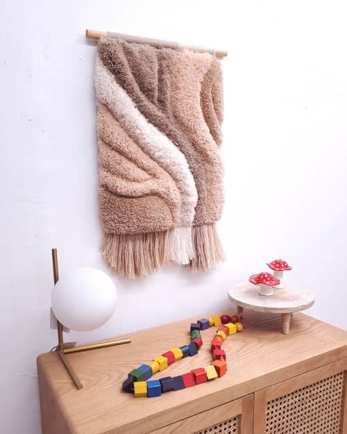 D U N E S | Tapestry in Wall Hangings by Andie Solar | Myra and Jean | Big Whale Consignment in Seattle. Item composed of fabric