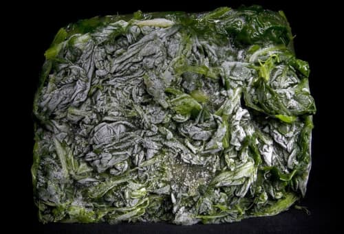 Frozen Spinach | Oil And Acrylic Painting in Paintings by Chris Becker. Item composed of paper