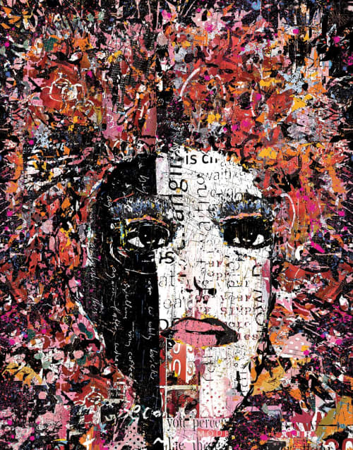 Modern Woman | Mixed Media by Daryl Thetford