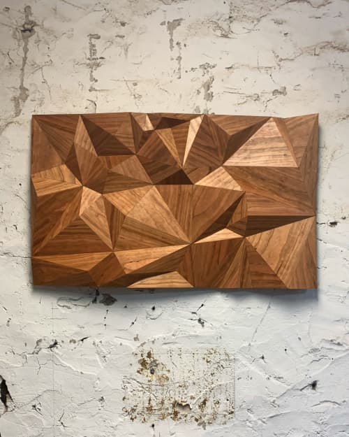 Facet Wall Art | Wall Sculpture in Wall Hangings by Dovetail Furniture Company. Item composed of wood