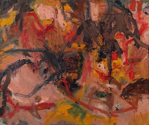 Untitled Oil Painting on Canvas | Oil And Acrylic Painting in Paintings by Ethan Newman. Item composed of canvas in mid century modern or contemporary style