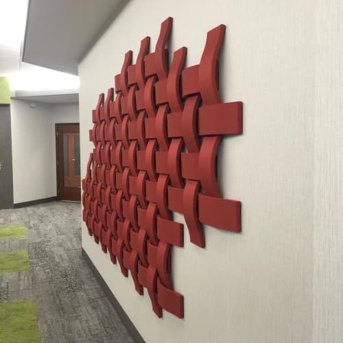 Weave | Wall Sculpture in Wall Hangings by Harry Allen Design. Item made of synthetic