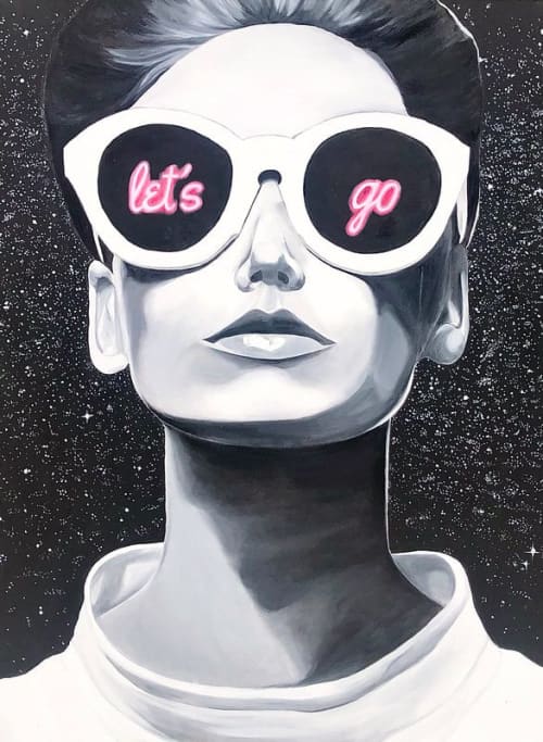 Let's Go | Oil And Acrylic Painting in Paintings by Sofia del Rivero