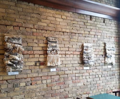 Woven Wall Art | Macrame Wall Hanging in Wall Hangings by TexturizeYourEyes by Amber Kokenge | Taraccino Coffee in Minneapolis. Item made of fiber