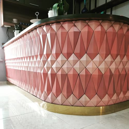 Crown Tile | Tiles by MF Art Ceramic. Item composed of marble in art deco style