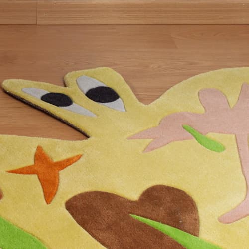 Sparkling Tweeting | Small Rug in Rugs by Tuft Love Studio. Item composed of cotton & fiber