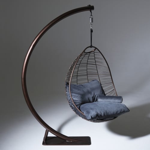 Indoor ceiling discount hanging egg chair