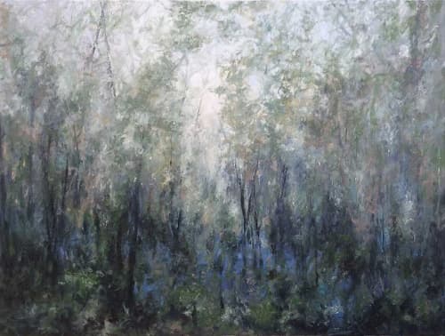 Amenia Swamp, landscape oil painting | Oil And Acrylic Painting in Paintings by Tania Dibbs. Item composed of synthetic