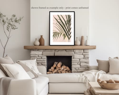 Palm Leaves, Original Photography, Unframed Print | Photography by Nicholas Bell Photography. Item made of paper works with boho & japandi style