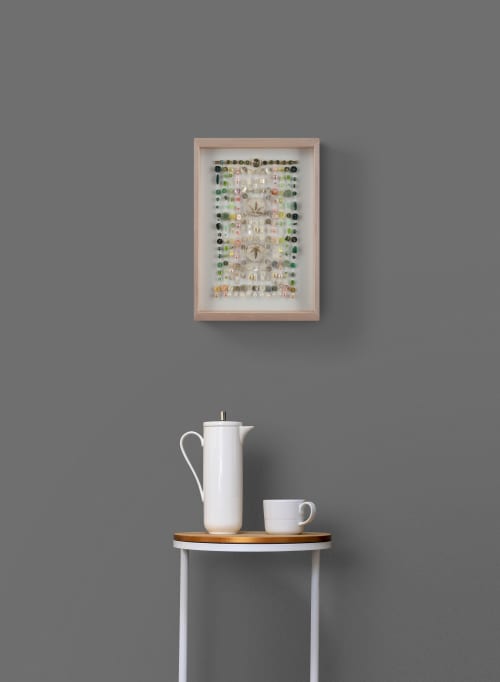 Watchband Tapestry - At the Shore | Wall Sculpture in Wall Hangings by Rachel Leibman. Item made of stone with synthetic