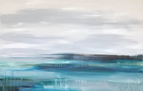 'AUGUSTA' | Oil And Acrylic Painting in Paintings by Linnea Heide contemporary fine art