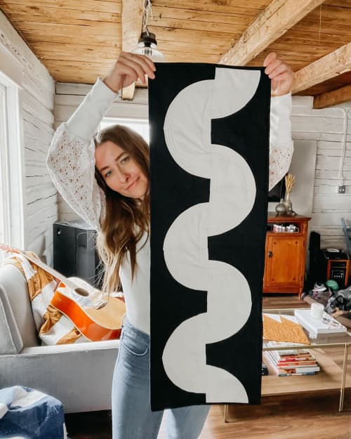 Quilt Collection | Macrame Wall Hanging in Wall Hangings by Exshaw Studio. Item made of fabric with fiber