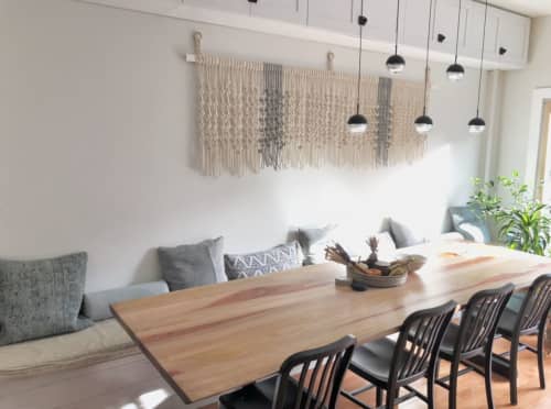 Simply Complex | Macrame Wall Hanging in Wall Hangings by GreenElephantBK. Item composed of fiber