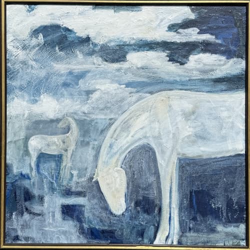 What Dreams May Come | Oil And Acrylic Painting in Paintings by KIRSTEN KAINZ. Item composed of canvas in contemporary style