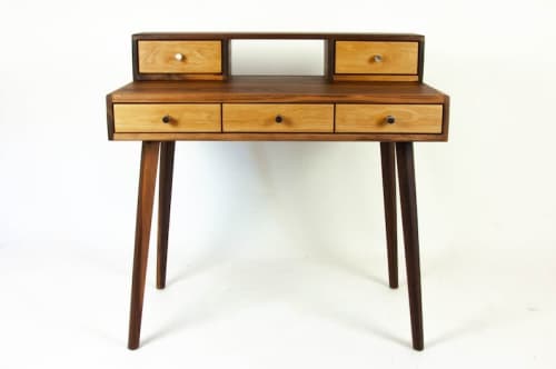 La Huche Oak Drawers | Desk in Tables by Curly Woods. Item composed of oak wood in mid century modern style