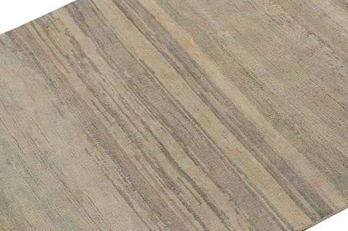 Rug & Kilim’s Modern Textural Rug in Beige-Brown Geometric | Area Rug in Rugs by Rug and Kilim
