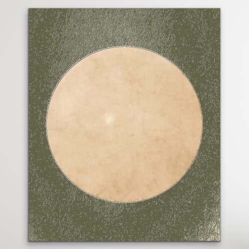 Moonlit Vista | Oil And Acrylic Painting in Paintings by Jacob von Sternberg Large Abstracts. Item made of canvas with synthetic