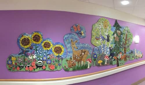 Land Mosaic | Public Mosaics by Cynthia Fisher | Boston Children's Hospital in Boston