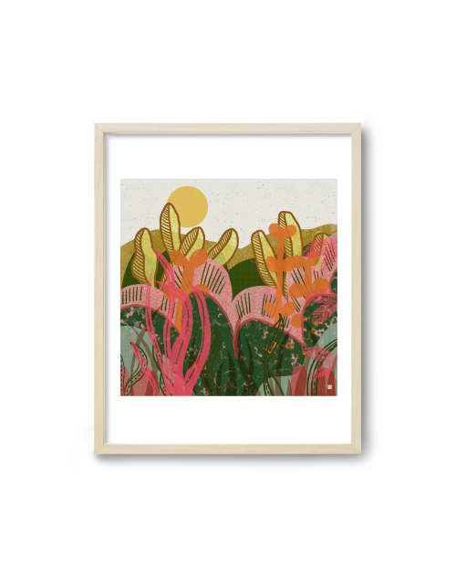 Glorious Gardens - Landscapes | Prints by Birdsong Prints. Item made of paper