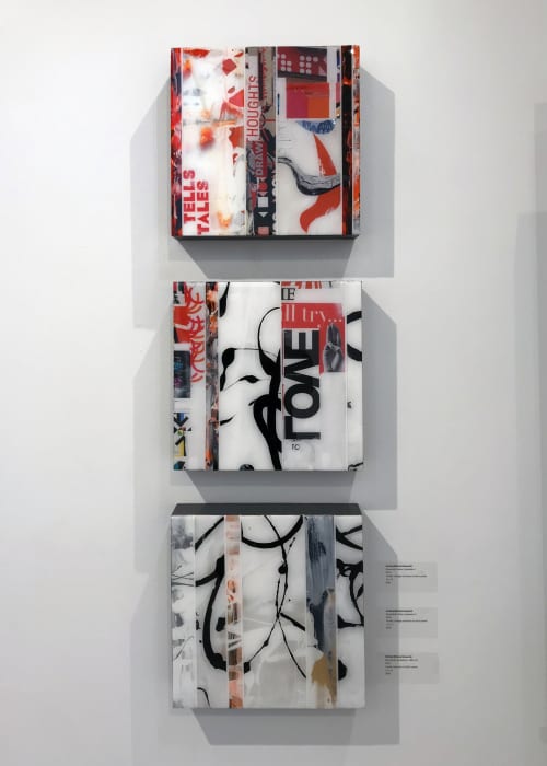 Slate Art Exhibit | Mixed Media by Andrzej Michael Karwacki. Item made of synthetic
