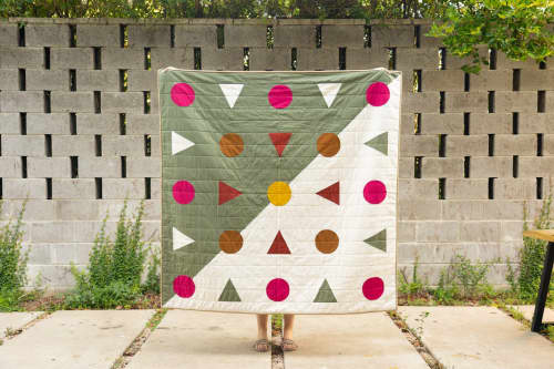 Parikrama Quilt | Linens & Bedding by Vacilando Studios. Item composed of cotton