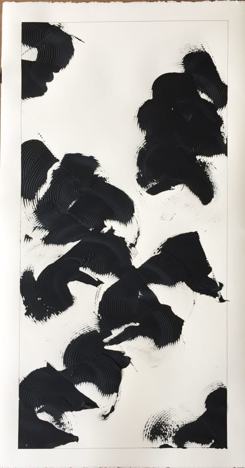 Naja Utzon Popov | Oil And Acrylic Painting in Paintings by Naja Utzon Popov. Item composed of paper and synthetic